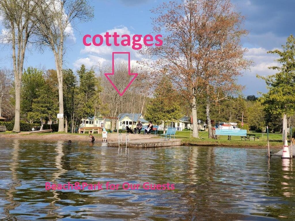 Fun Place With A Sandy Beach For Swimming, Boating, And Fishing, Featuring 3 Available Cabins Fenelon Falls المظهر الخارجي الصورة